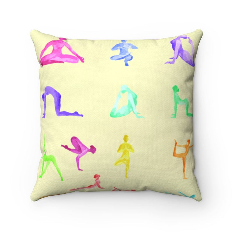 Yoga Sanctuary Square Pillow