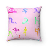 Yoga Sanctuary Square Pillow