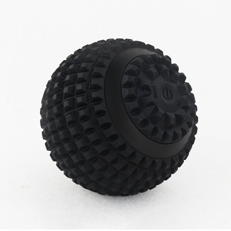 Color: Black - Electric Massage Ball Four-Speed Vibrating Massage Ball